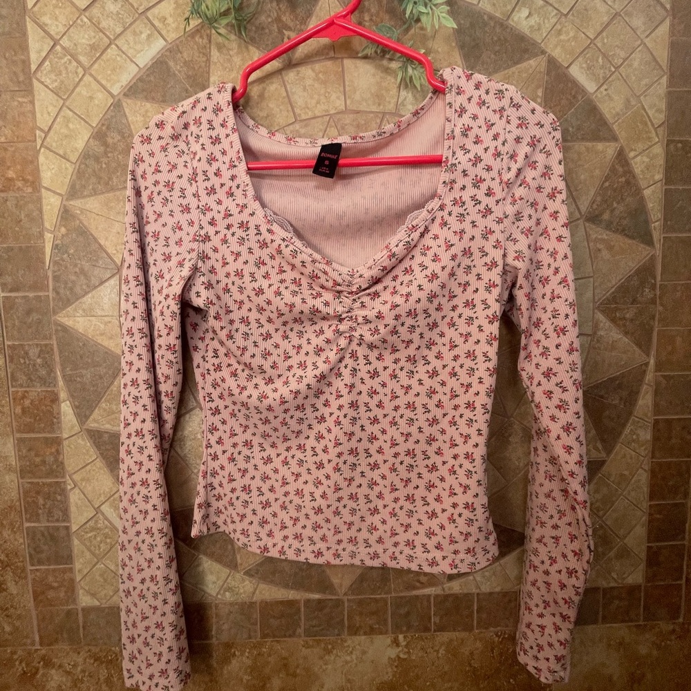 Floral Long Sleeve Top